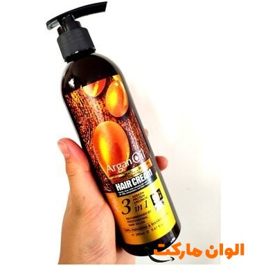 تولیدی کرم  مو بیرون حمام 3in1 حاوی روغن آرگان و کراتین حجم 280 میل آرگان اویل کدr068 عمده