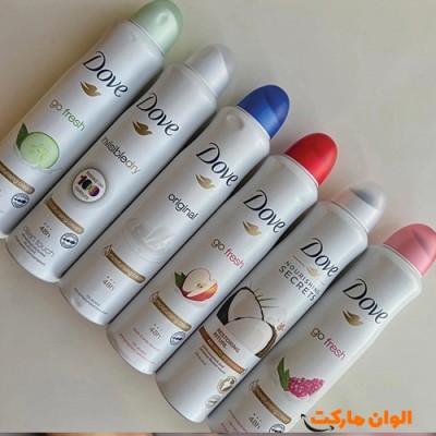 پخش تک و عمده اسپری ضد تعریق داو کدr070 عمده