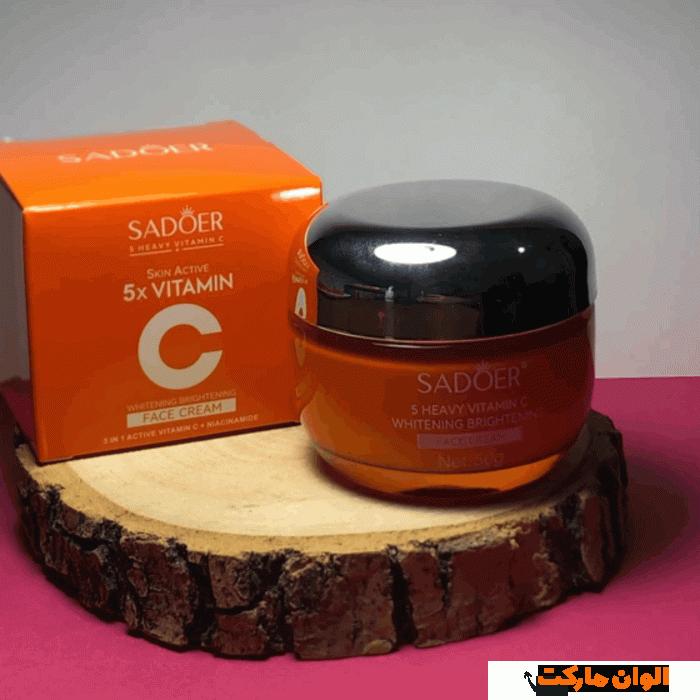 خرید ژل کرم صورت سفید و شفاف کننده سادور کدr071