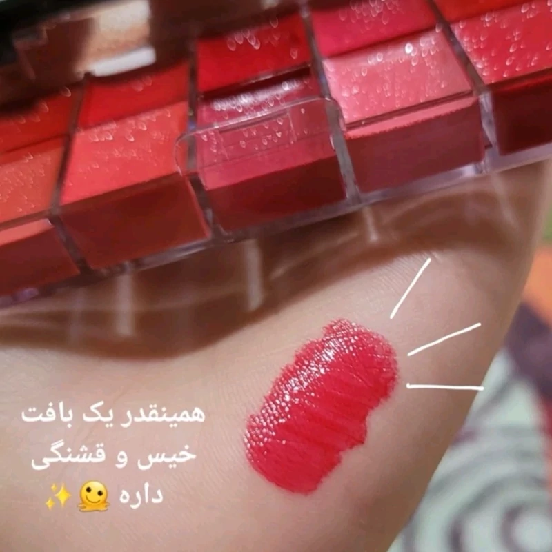 خرید پالت رژ لب doce تک و عمده  کدr081