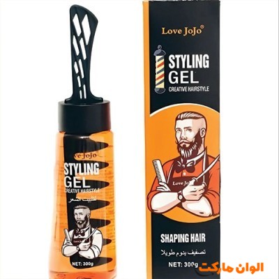 پخش عمده ژل مو برس دار love jojo تک و عمده کدr086