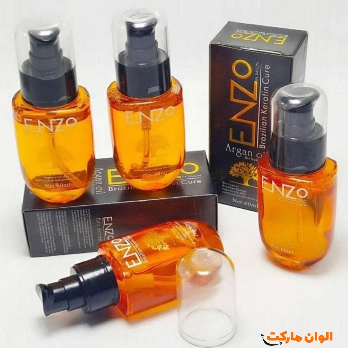 خرید روغن آرگان و کراتین انزو با حجم 60 میل کدr038