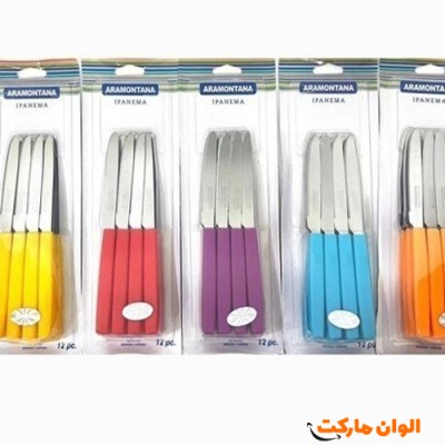 خرید کارد میوه خوری آرامونتانا برزیلی 12 تایی کد P151