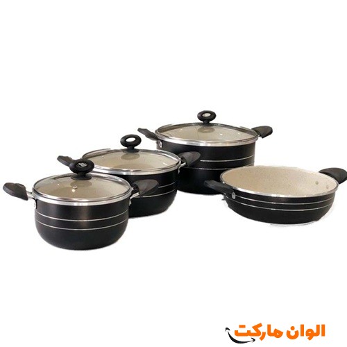 Buy-a-set-of-granite-pots-7-cloth-edge-cast-cast-steel-Silva