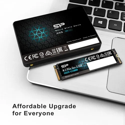 پخش هارد اس اس دی اینترنال سیلیکون پاور مدل Ace A55 ظرفیت 1 ترابایت کدt415 عمده