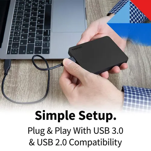 هارد اکسترنال توشیبا مدل Canvio Basics ظرفیت 2 ترابایت کدt420