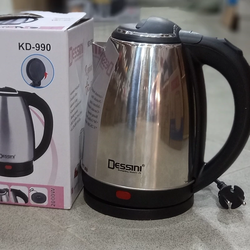 خرید کتری برقی 2000 وات دسینی 2 لیتری مدل KD-990 کد P201