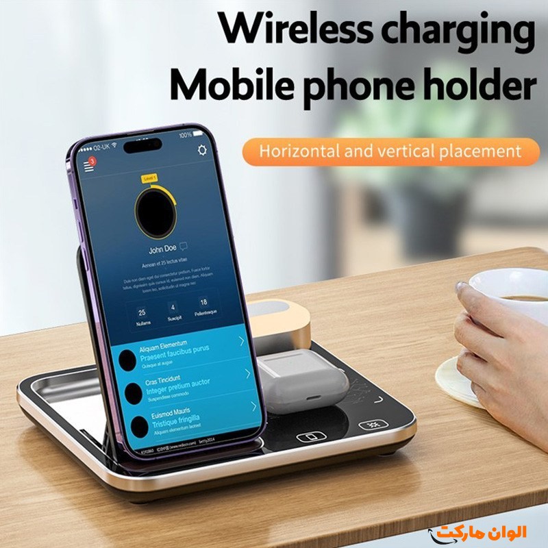 پخش استند شارژ green 4in1 15w عمده  کدG3876