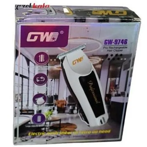 ماشین اصلاح جی دبلیو GW-9746 حرفه‌ای کدt442