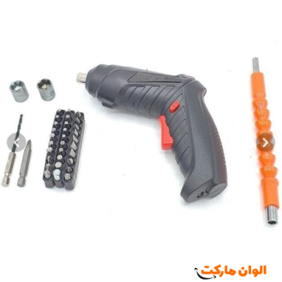 پیچ گوشتی  شارژی  ۴۵ تیکه  کد ab24 تک و عمده