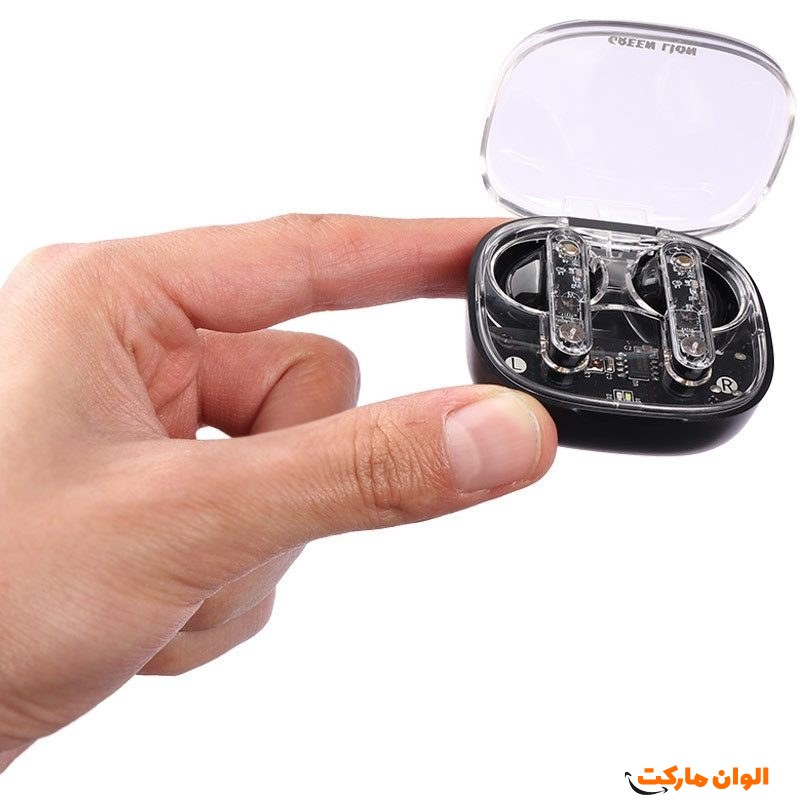 پخش ایرپاد مدل GREEN TRANCEPARENT PRO عمده کدG3952