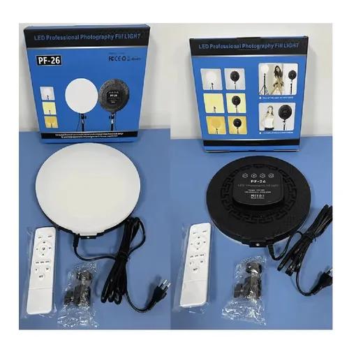نورپردازی حرفه‌ای PF-26 LED CRI 95+ ریموت‌دار کدt494 تک و عمده