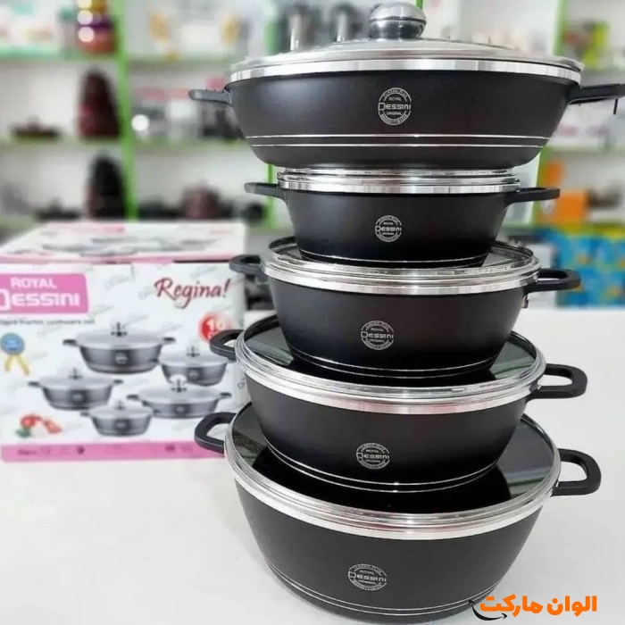 خرید قابلمه دسينی ۱۰ پارچ چدن  کد G3981