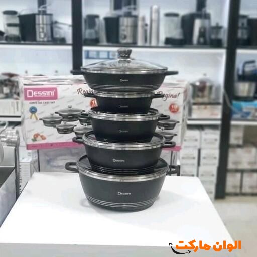 خرید قابلمه دسينی ۱۰ پارچ چدن  کد G3981