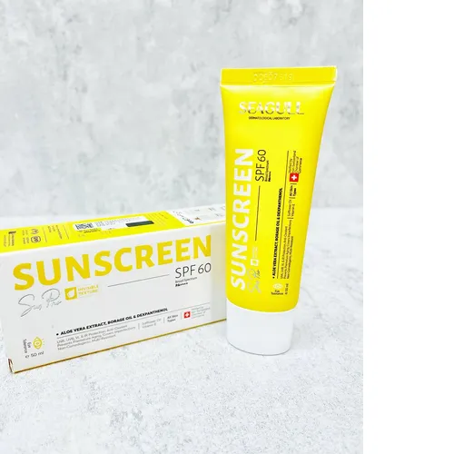 پخش کرم ضدآفتاب رنگی فاقد چربی SPF60 سی‌گل کد t517 عمده