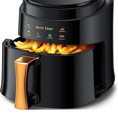 Silver Crest SC‑1080 Air Fryer | Compact 1600W Oil-Less Cooker