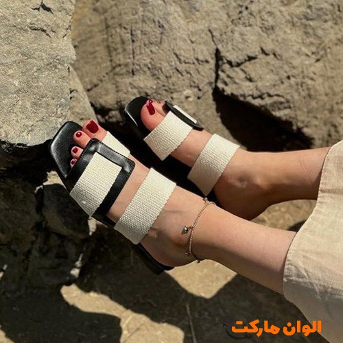 خرید مدل جدید  دمپایی میانه زنانه ارزان A8