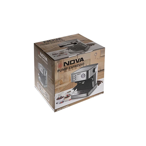 Nova NCM‑147 Espresso Machine | 15‑Bar Home Coffee Maker with Steam Wand