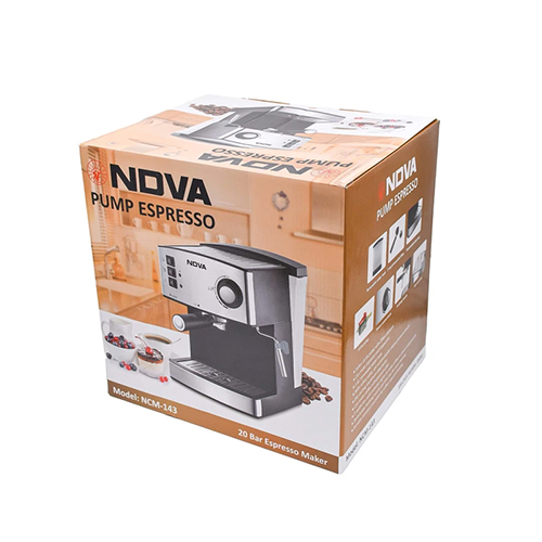 Nova NCM‑143 Espresso Maker | 15‑Bar Compact Coffee Machine