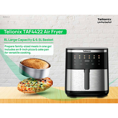 Telionix TAF4422 Air Fryer | 8 L 2000W Digital & Healthy Cooking