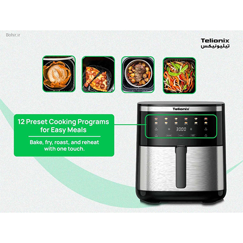 Telionix TAF4422 Air Fryer | 8 L 2000W Digital & Healthy Cooking