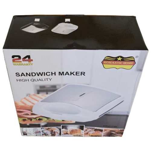 Romantic HS‑811 Snack Maker | Non‑Stick Grill for Sandwich & Panini