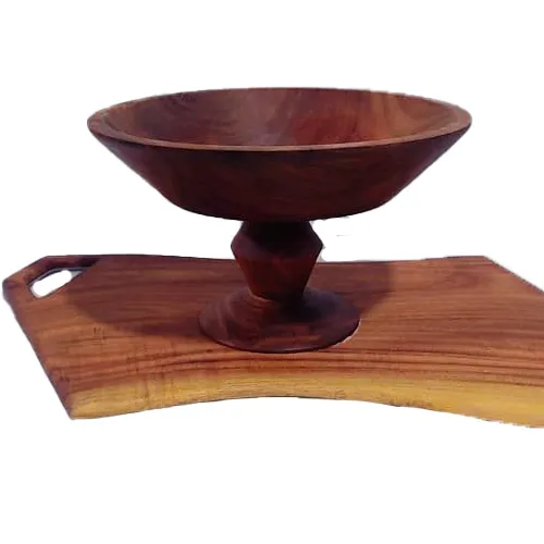 خرید میوه خوری مدل چوب کهور ارگانیک دست ساز تک و عمده کد G4019