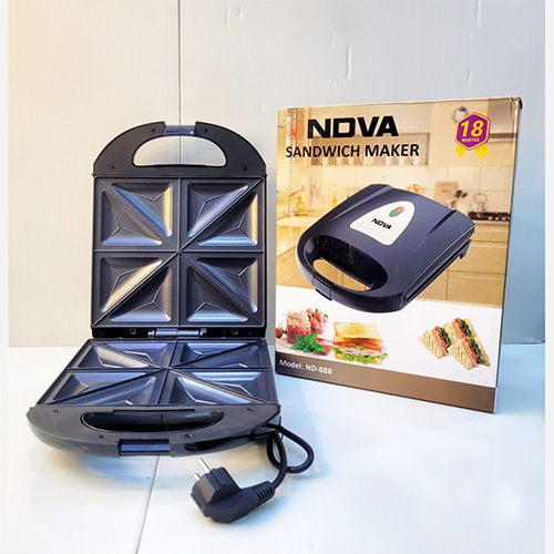 Nedva ND‑888 Snack Maker | 3-in-1 Non-Stick Sandwich & Waffle Grill