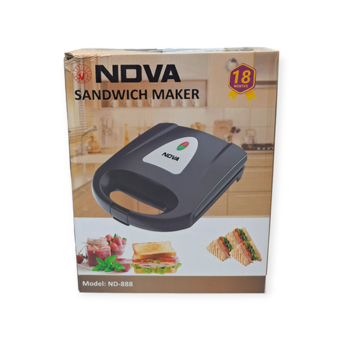 Nedva ND‑888 Snack Maker | 3-in-1 Non-Stick Sandwich & Waffle Grill