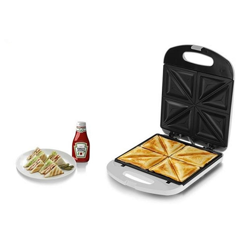 Nedva ND‑777 Snack Maker | 750W Non-Stick Sandwich Toaster