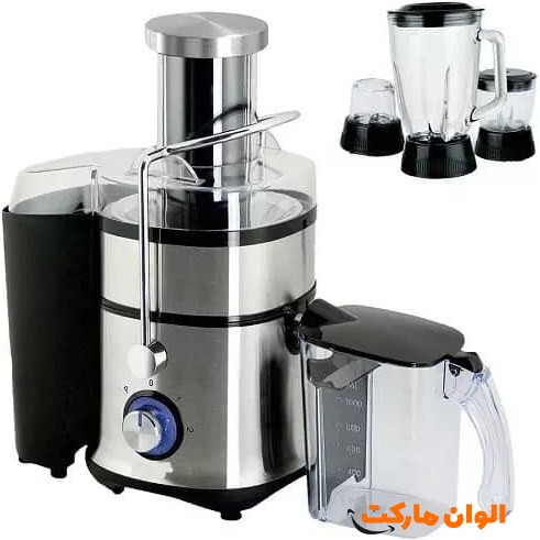 خرید آبمیوه‌ گیر4کاره‌‌ مکسی تمام استیل کد P348