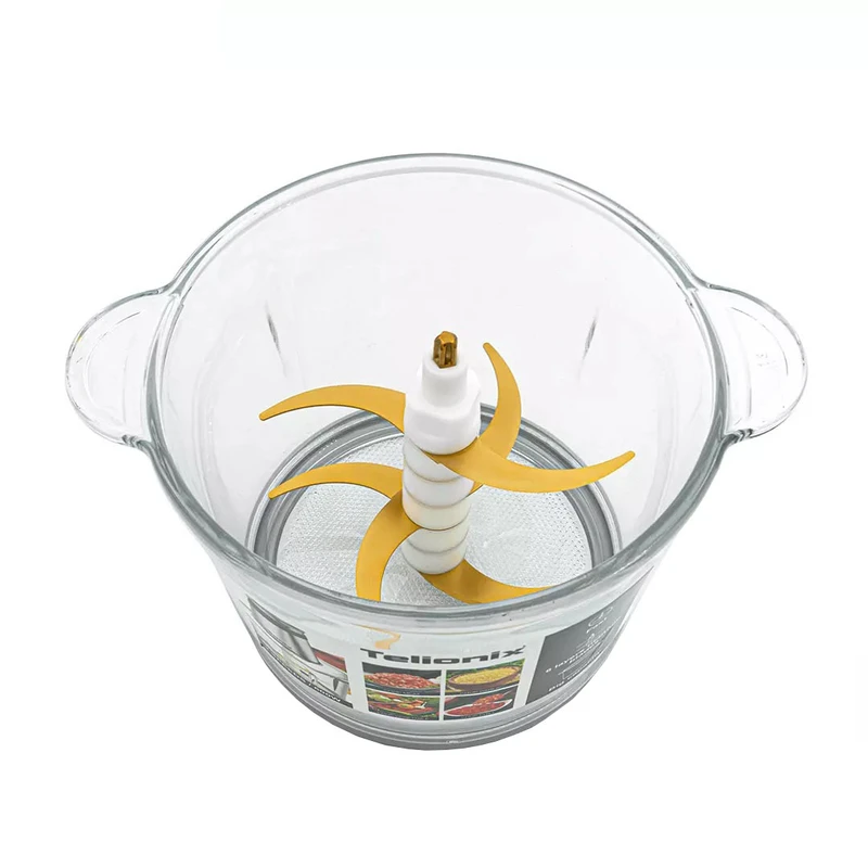 Telionix 1893 Food Chopper | 4L Titanium Blades, 1000W, 2-Speed