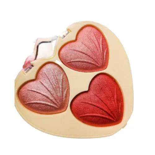رژگونه و هایلایتر سایز بزرگ قلبی2رنگ اورجینال برند mocallure