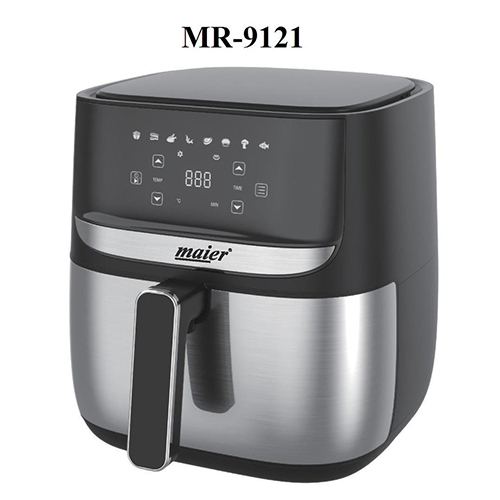 Mayer MR‑9121 Twin Air Fryer | Dual 2.5L Baskets, 2000W, Low-Oil