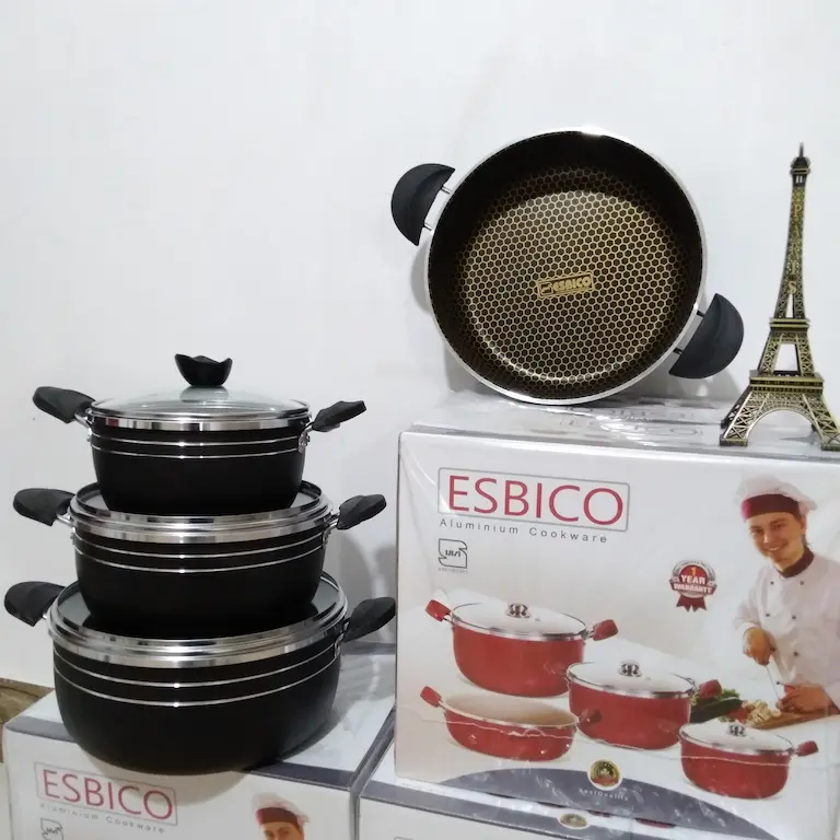 خرید سرویس قابلمه 7 پارچه esbico کد P359