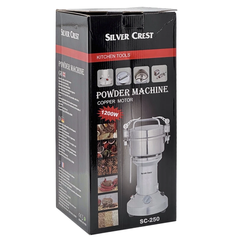 آسیاب-صنعتی-سیلور-کرست-مدل-sc250-استیل-تک-و-عمده