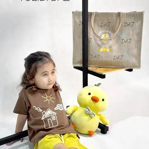 تولیدی ست لباس بچگانه مدل جدید تک و عمده کد B206