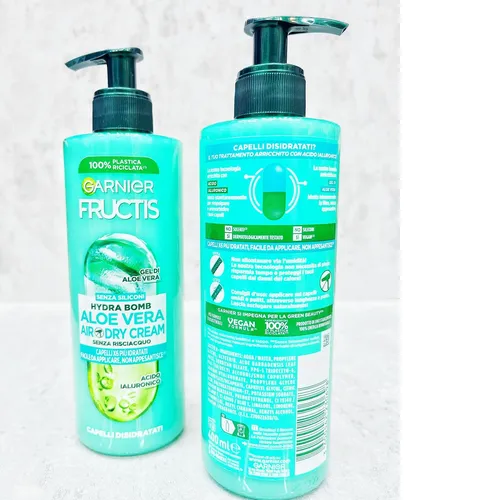 پخش کرم موی آبرسان گارنیر فروکتیس آلوئه‌ورا Air Dry Hair Cream ضد وز کدt566 عمده 