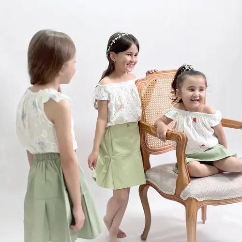 تولیدی ست  لباس بچگانه مدل جدید تک و عمده کد B218
