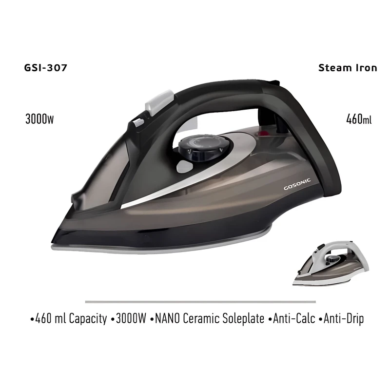 پخش عمده اتو بخار گوسونیک مدلGSI-307 کد E036 عمده