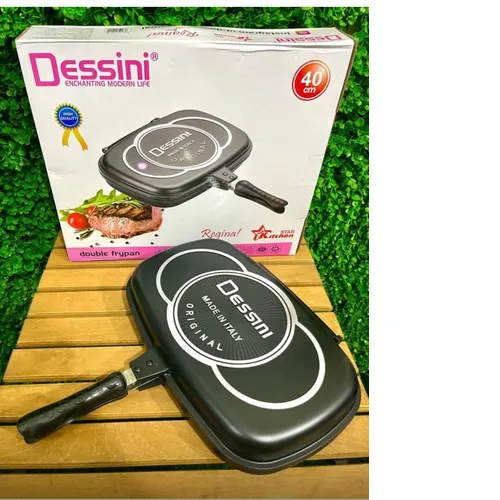 تابه دوطرفه رژیمی دسینی سایز ۴۰ سانتی‌متر گرانیتی کدt574