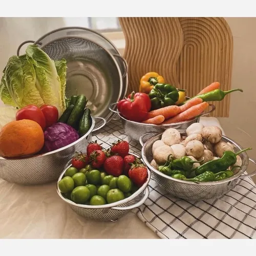 سرویس آبکش پانچی ۶ عددی استیل ضدزنگ کدt578