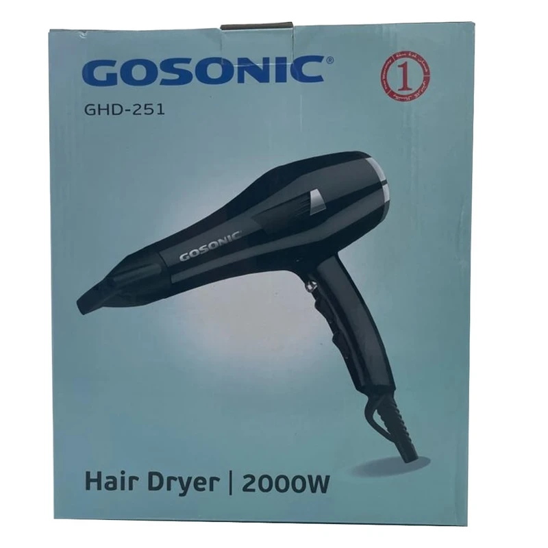 خرید سشوار گوسونیک مدل GHD-251 کد E041 تک و عمده
