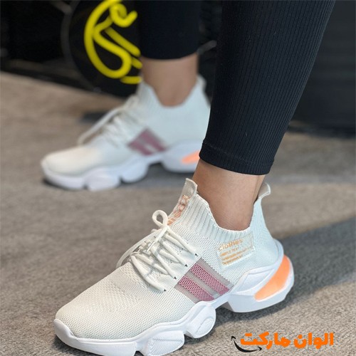 خرید-کفش-اسپرت-زنانه-میانه-بافت-مدل-دو-خط-تک-وعمده-کد16369-نرم-راحت-سبک-طبی-سریع-مناسب-ورزش-جدید-استاندارد-زیبا-کفش مدرن-سرعت-پرش