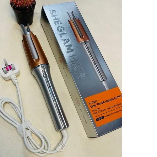 دستگاه کرلی مو چرخشی شیگلم  سایز 25 کدt590