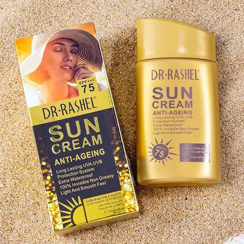 خرید ضدآفتاب دکتر راشل SPF75 تک و عمده کد G4205