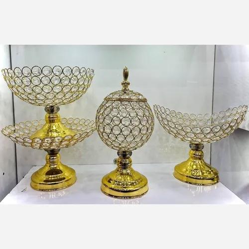 پخش سرویس ۴ تکه پذیرایی بافت فلزی کدt647 عمده
