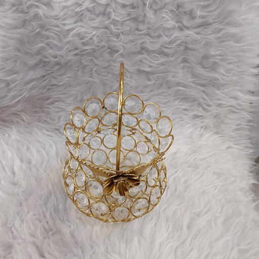 پخش جای قاشق و چنگال فلزی لاله بافت کد t651 عمده