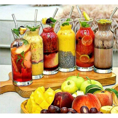 Smoothie Glass Cup | Durable and Stylish Drinkware