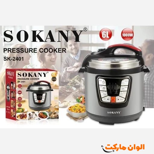 خرید-زودپز-چندکاره-سوکانی-۶-لیتری-دیجیتال-کد-e104